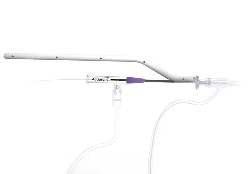 Acclarent Relieva Sidekick Sinus Guide Catheter Handle, Low Profile, Bumper Design