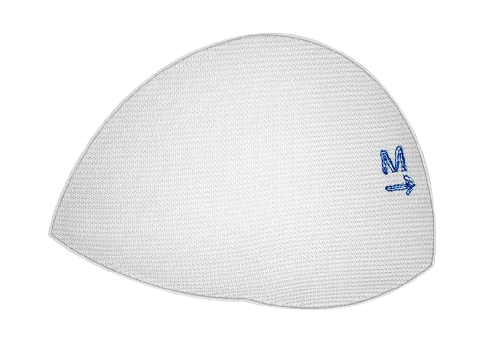 Bard Davol 3Dmax Mesh Knitted Polypropylene Pre-Formed Mesh, Left, Large, 4.3" X 6.3" (10.8 cm x 16.0 cm)
