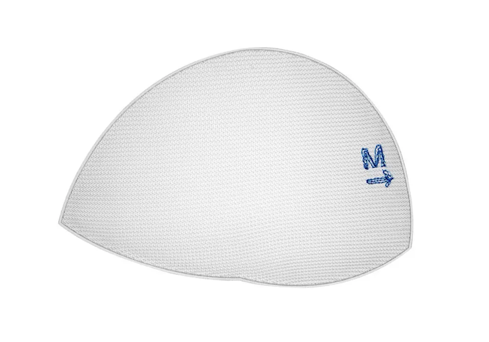 Bard Davol 3Dmax Mesh Knitted Polypropylene Pre-Formed Mesh, Left, Extra Large, 4.9" X 6.8" (12.4 cm x 17.3 cm)