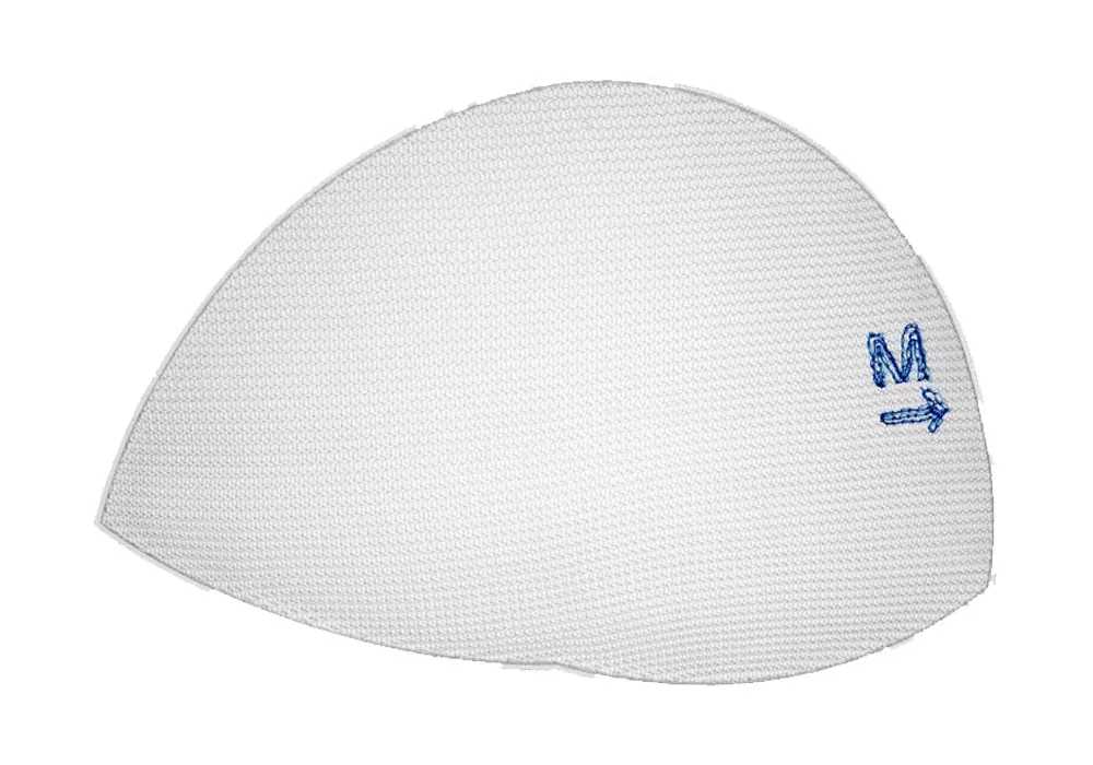 Bard Davol 3Dmax Mesh Knitted Polypropylene Pre-Formed Mesh, Right, Extra Large, 4.9" X 6.8" (12.4 cm x 17.3 cm)