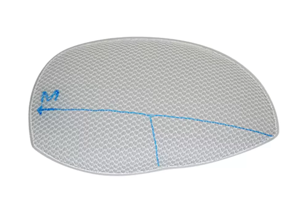 Bard Davol 3Dmax Mid Anatomical Mesh Contoured For Advanced Minimally Invasive Hernia Repair, Left, Medium, 3" X 5" (8 cm x 13 cm)