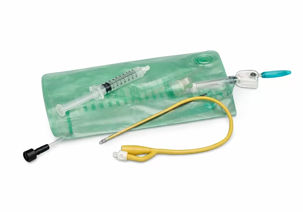 Bard Suprapubic Introducer Foley Catheter Set (Contains: (1) 14Fr Needle Introduce, (1) 12Fr Bardex Lubricath Foley Catheter, (1) Catheter Stylet, (1) Urine Collection Bag, (1) Pre-Filled Catheter Inflation Syringe, (1) Directions For Use)