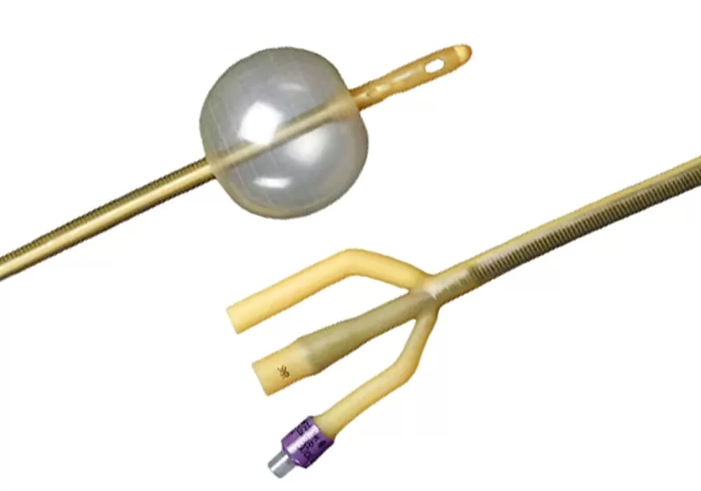 Bard 3 Way Continuous Irrigation Hematuria Ribbed Balloon