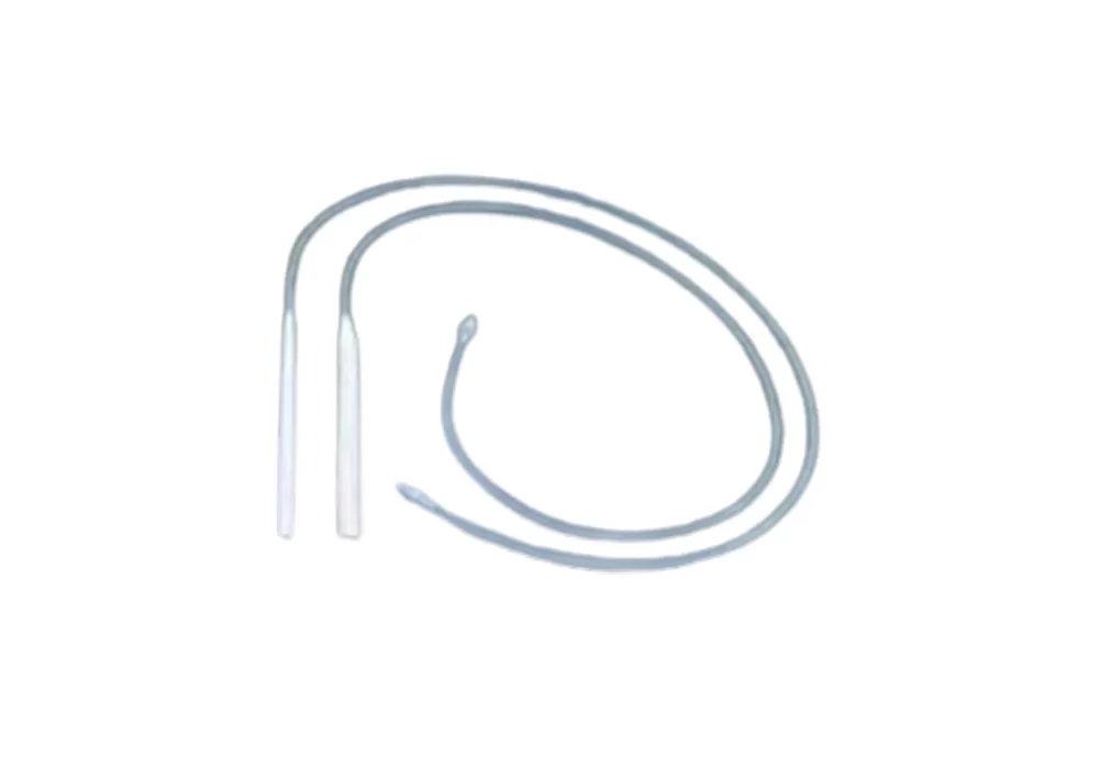 Bard Davol Hubless Silicone Flat Drain, 7 mm (1/4" Approx) Width x 20 cm (7.9" Approx) Length, Full Length Perforations, X-Ray Opaque Stripe
