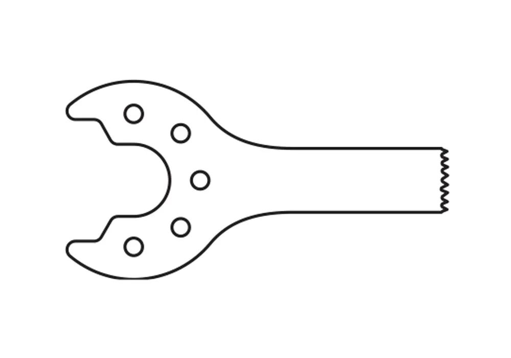 ConMed Micro Sagittal Blade, Fine 5.5x18.5x0.4 mm