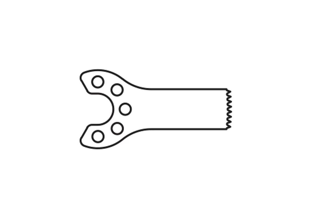 ConMed Micro Oscillator Blade, Fine 5.5x12x0.4 mm