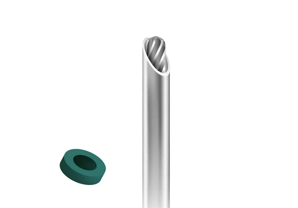 ConMed Linvatec 4.5 mm Sterling® Vortex® Router Bur, 5 Flutes, 13.0 cm
