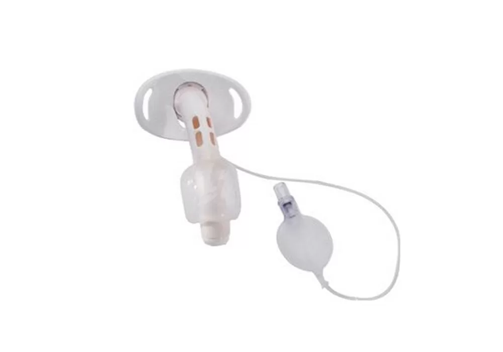 Covidien Shiley Tracheostomy Tube Cuffed With Disposable Inner Cannula Fenestrated, 6.4mm I.D., 10.8mm O.D., 24.0mm, 74mm