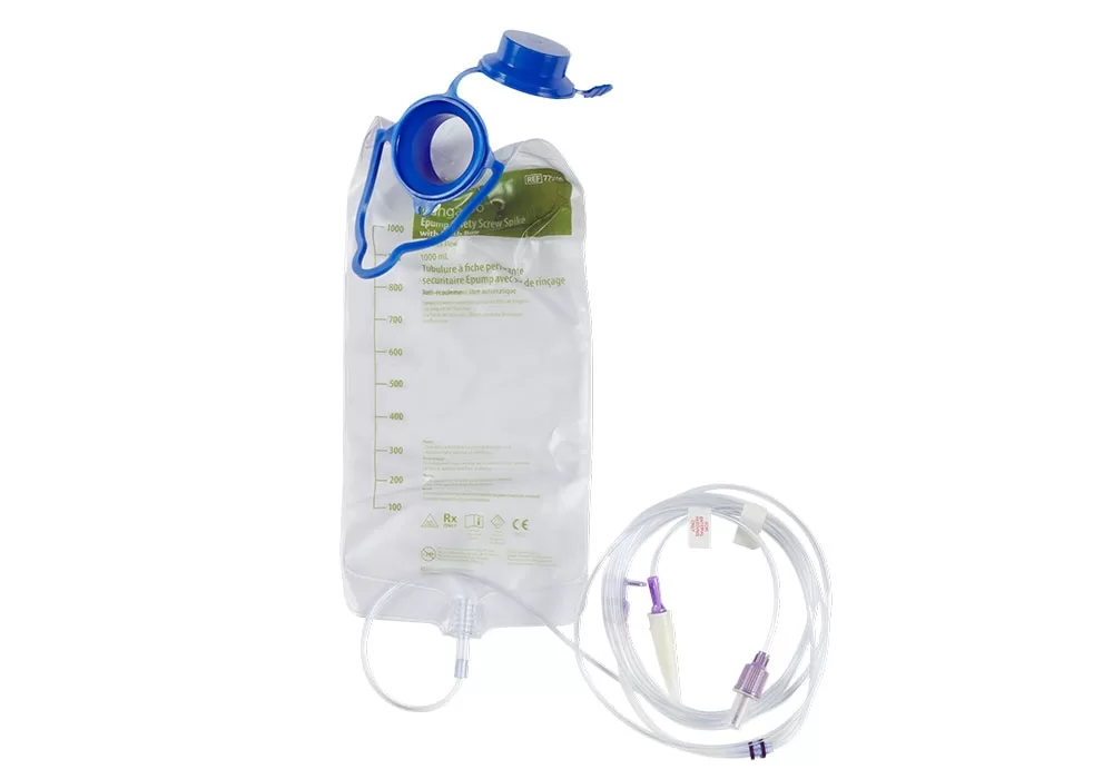 Covidien Kangaroo Epump Feeding Set With Safety Screw Spike, 1000mL ()
