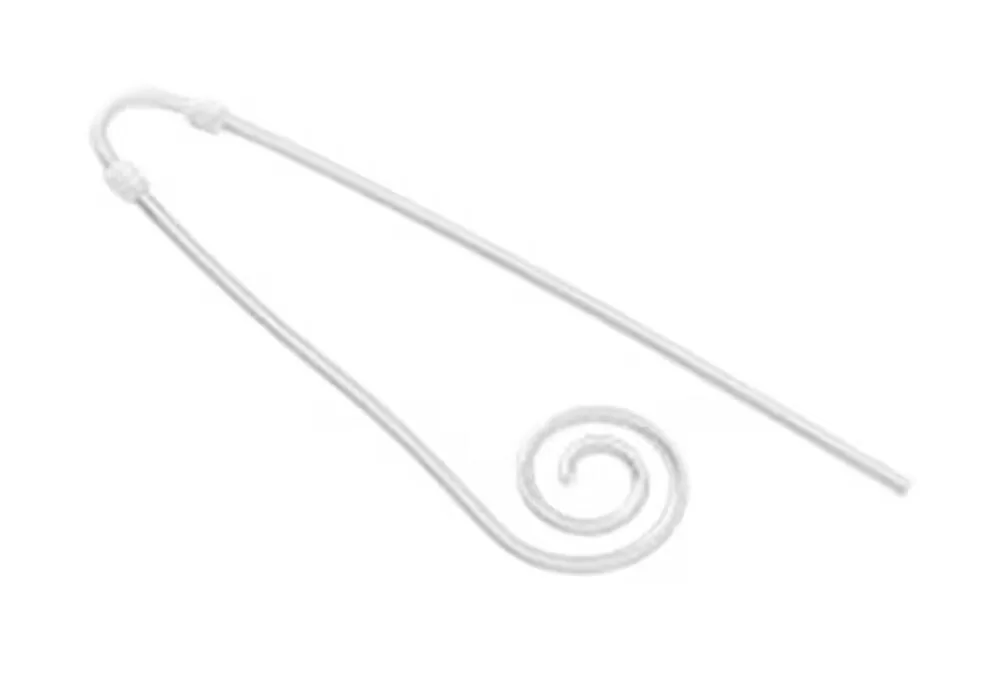 Covidien Argyle Peritoneal Dialysis Catheter, Swan Neck Curl Cath, 2 Cuff Right, 62.5cm