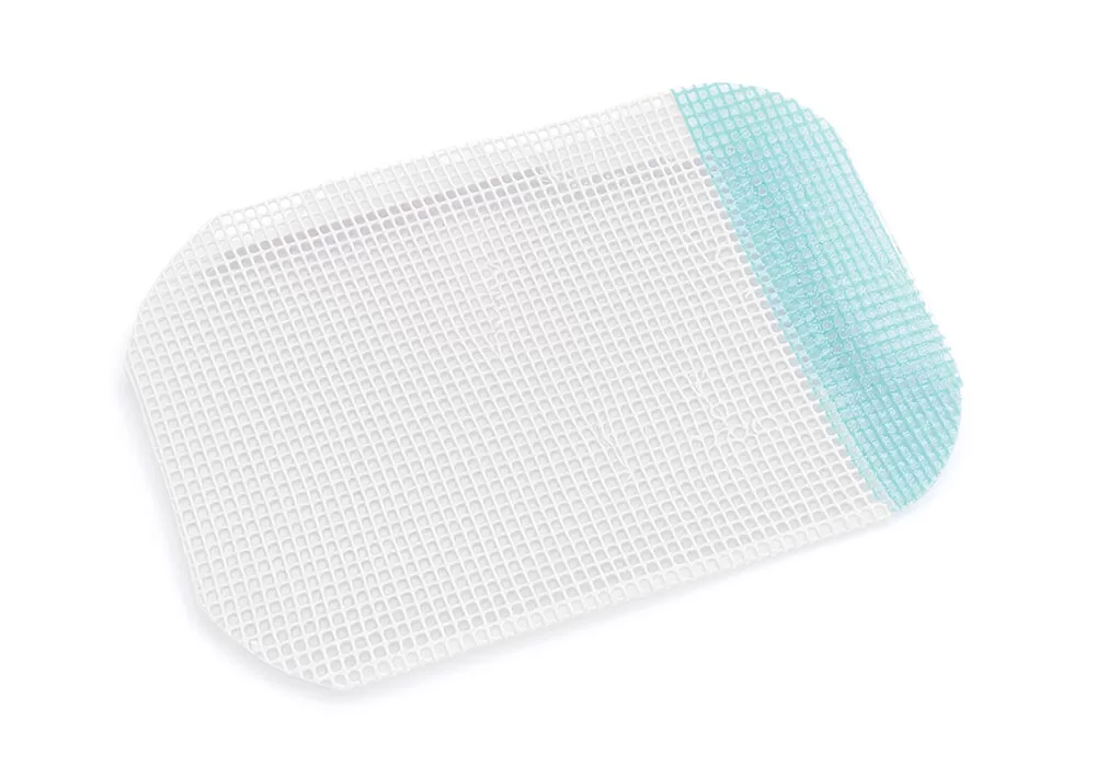 Covidien Progrip Laparoscopic Self-Fixating Mesh Polyester With Polylactic Acid Grips And Collagen Film, 15 cm x 10 cm (5.9" X 3.9") (Temp Sensitive)