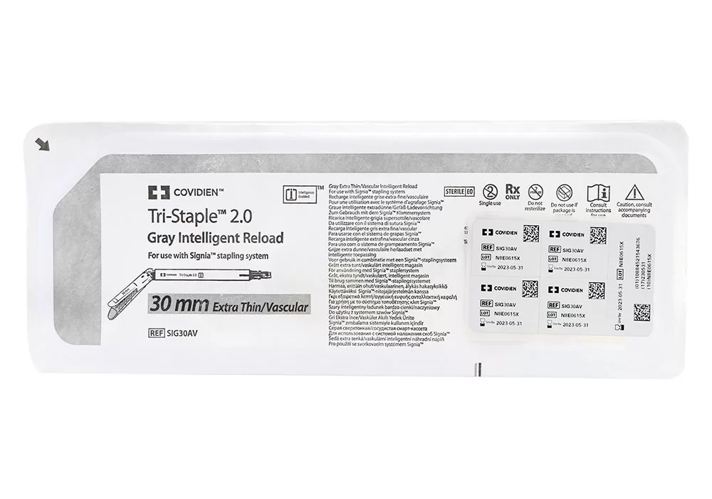 Covidien Tri-Staple 2.0 Gray Intelligent Reload 30 mm Extra Thin/ Vascular