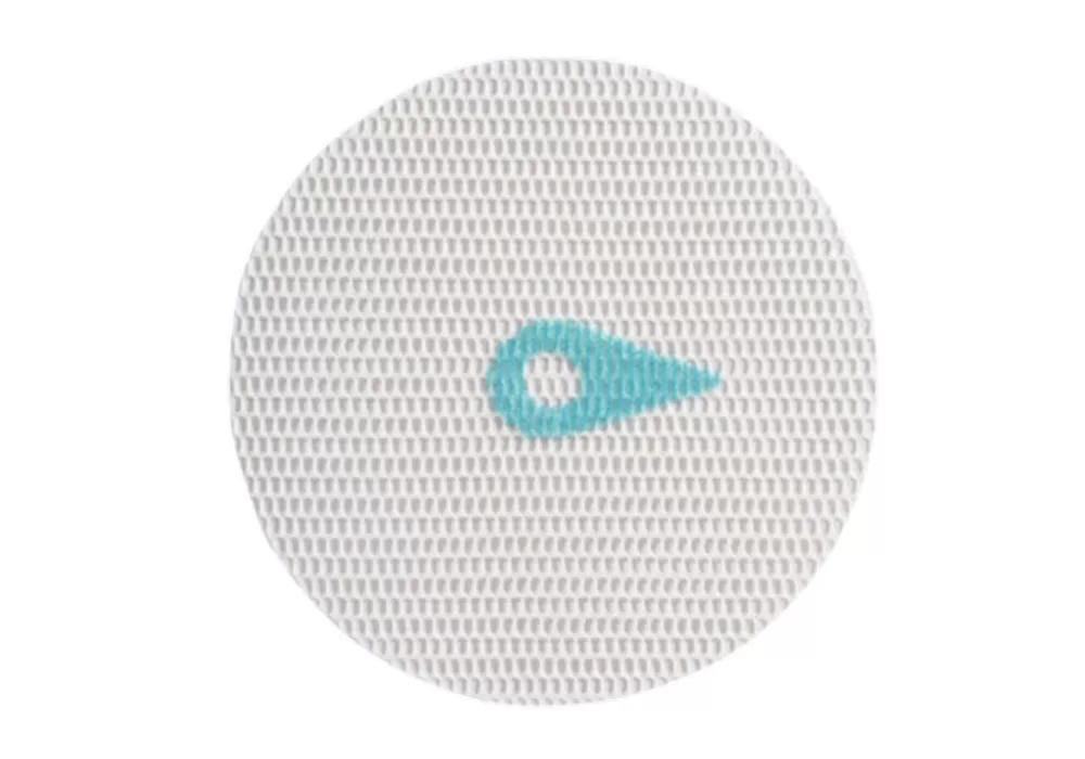 Covidien Symbotex Composite Mesh Monofilament Polyester With Absorbable Collagen Film And Marking, 12 cm