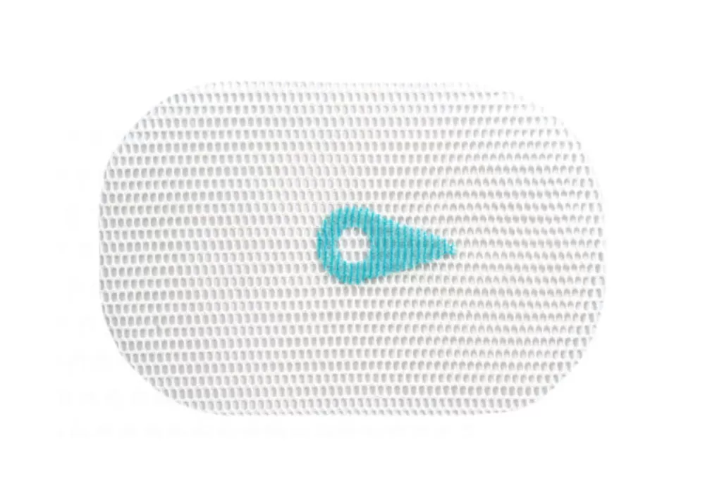 Covidien Symbotex Composite Mesh Monofilament Polyester With Absorbable Collagen Film And Marking, 25 cm x 20 cm