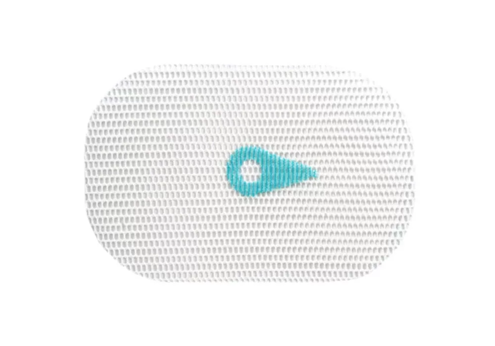 Covidien Symbotex Composite Mesh Skirt Monofilament Polyester With Absorbable Collagen Film, 8 cm