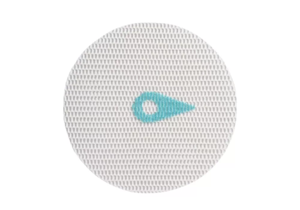 Covidien Symbotex Composite Mesh Monofilament Polyester With Absorbable Collagen Film And Marking, 9 cm