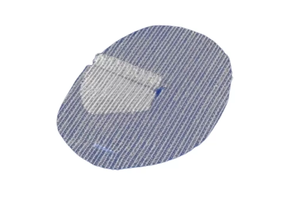 Covidien Progrip Self-Gripping Polyester Mesh Right Anatomical, Polyester With Polylactic Acid Grips, 12 cm x 8 cm
