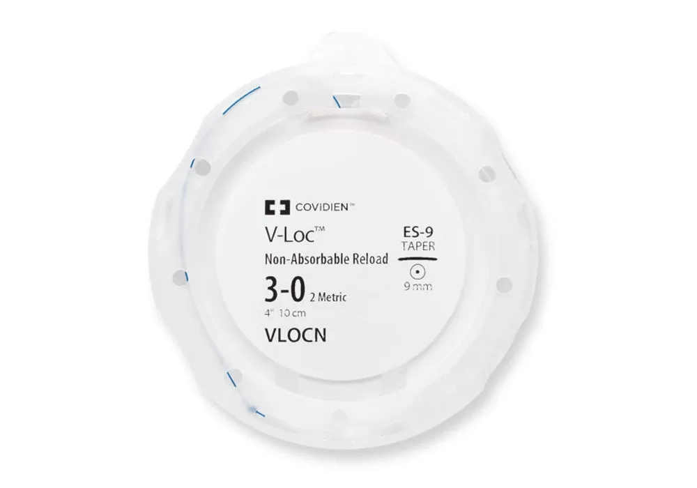 Covidien 0 6" V-Loc 180 Polyglyconate Absorbable Suture Reload Knotless Wound Closure Device Reload For Use With The Endo Stitch And Sils Stitch Suturing Devices, Green Es-9 9mm ()