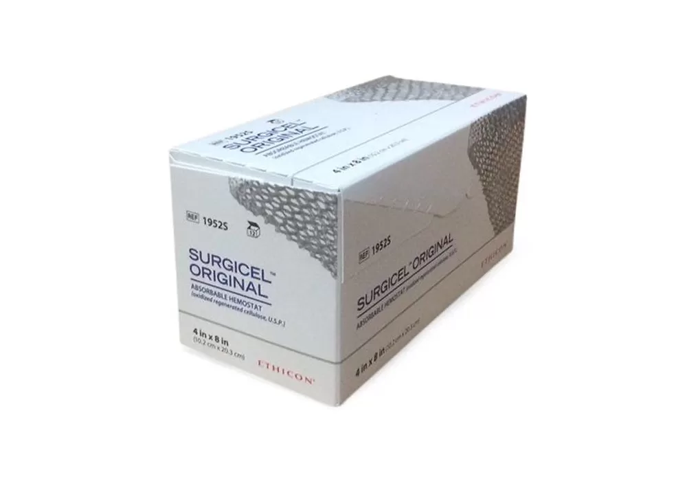 Ethicon Surgicel Original Absorbable Hemostat , 4in x 8in