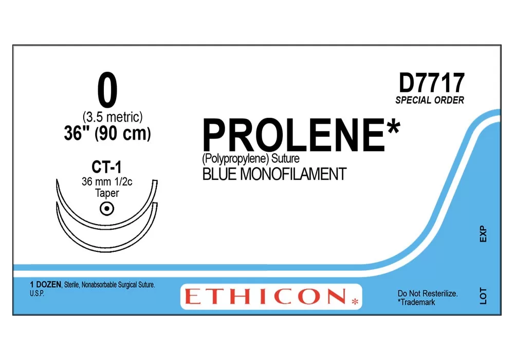 Ethicon 2-0 48" Perma-Hand Silk Black Braided Suture En-S 19 mm Ski Taper ( of 36) (Blue)