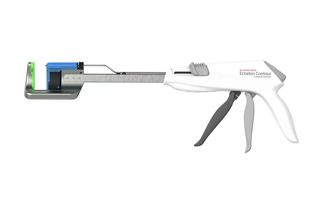 Ethicon Echelon Contour Gst+3D 40 mm Curved Cutter With Blue Reload, 1.5 mm