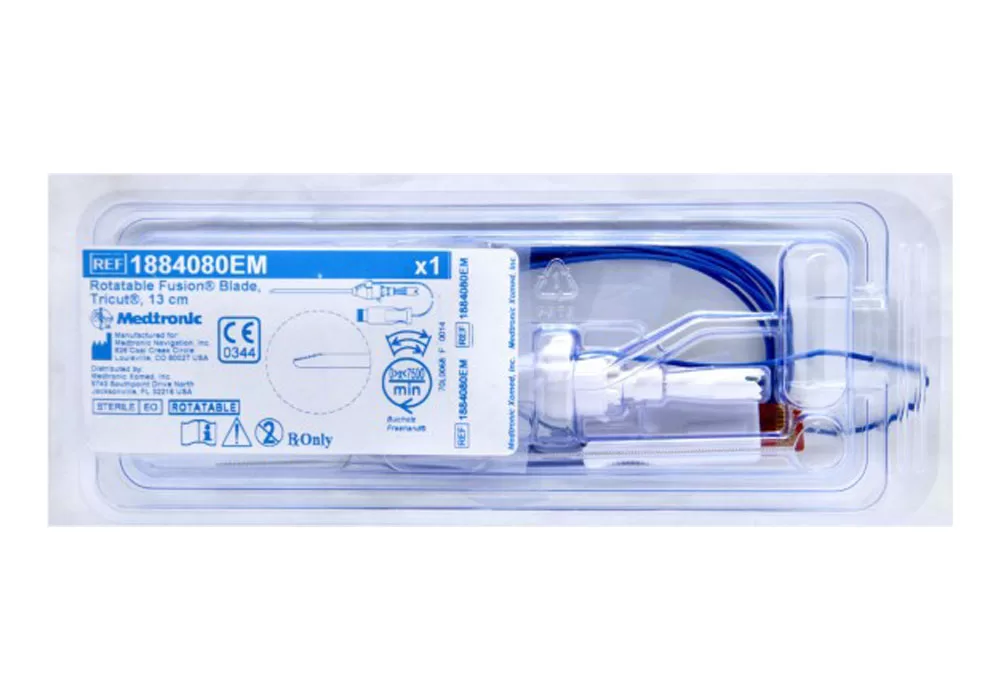 MEDTRONIC 1884080EM Medtronic 4.0 mm Tricut Straight Rotatable Blade with Automated EM Tracking, 13 cm ()