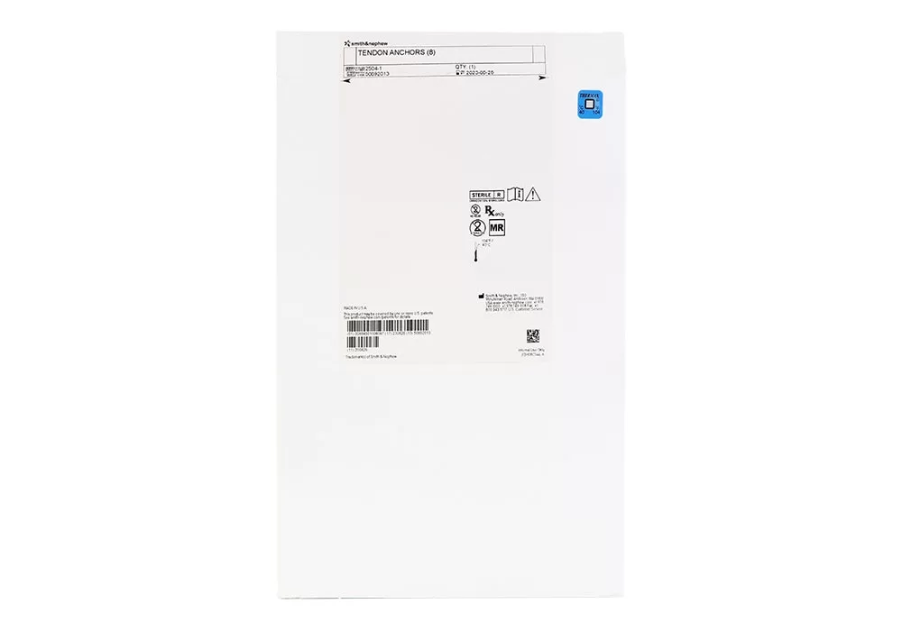SMITH & NEPHEW 2504-1 Smith & Nephew Tendon Anchors (8 Per Pack) (Temp Sensitive)