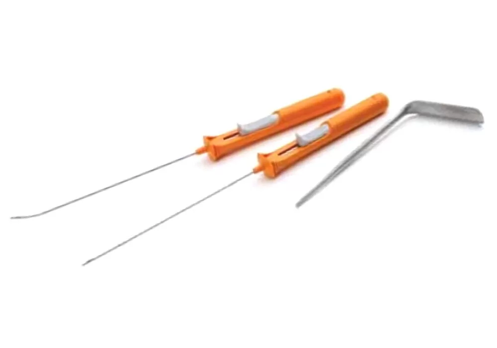Smith & Nephew Curved Knot Pusher / Suture Cutter And Slotted Cannula Set