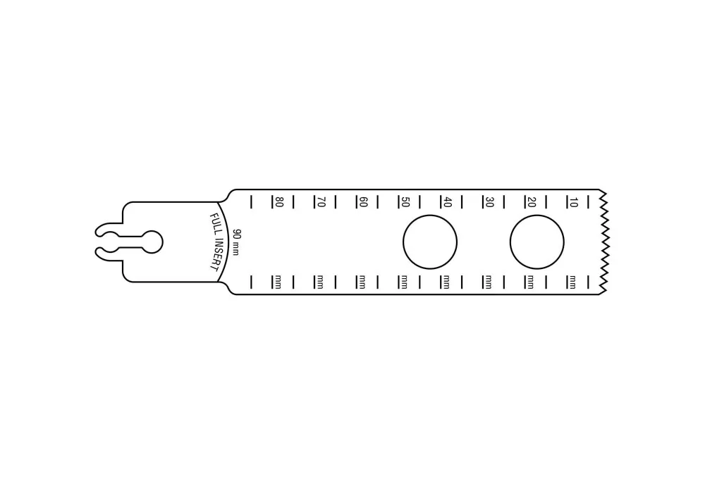 Stryker Sagittal Blade, Wide, Medium