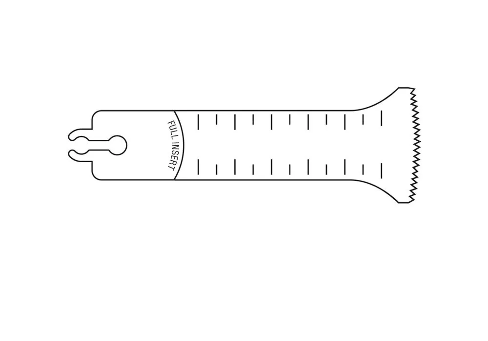 Stryker HD Sag Blade, Flared, 31 x 63 x 0.64 mm