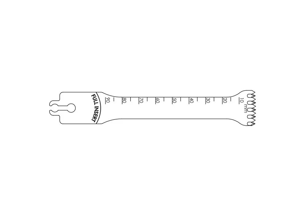 Stryker 2108 Series Sagittal Blade Flared, Ground