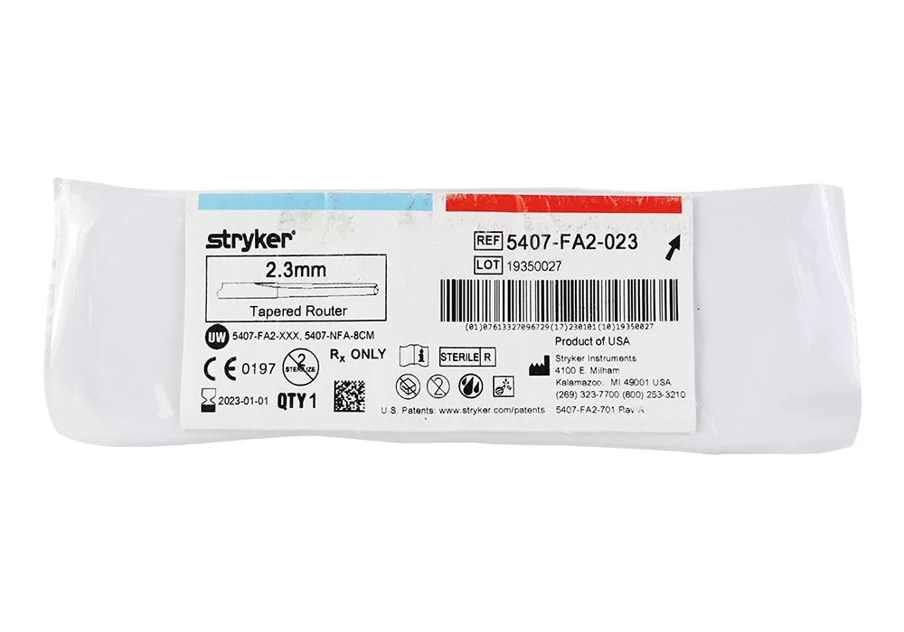 Stryker 2.3 mm Tapered Router